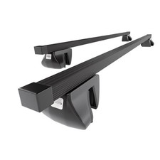 Stahl Dachträger für VW Volkswagen Touran MPV (2003-2014) O schwarz Reling