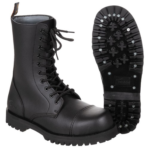 Springerstiefel schwarz oder