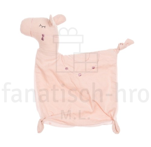 Fehn schmusetuch lama rosa - schmusetuch,
