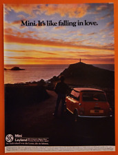 62. Original Mini / Leyland It´s like falling in Love Werbung Reklame 1978