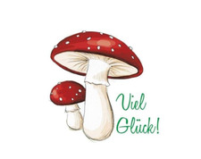 Efco Wachsmotiv "Viel Glück!"