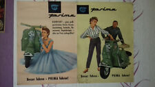 2 NSU Prima Poster Plakat alt original Werbung selten Rarität DEKO LOFT Garage