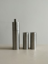Tre Spade Pfeffermühle Salzstreuer Edelstahl Design Minimal  Metall
