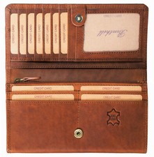 Geldbörse Echt Leder Damen