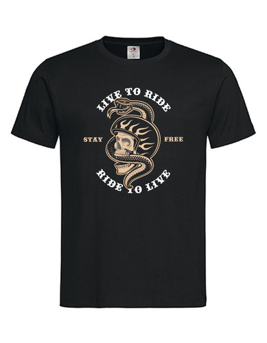 Biker shirt totenkopf - biker,