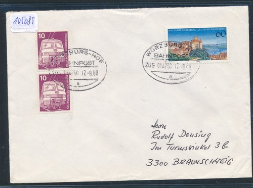 105085 bahnpost ovalstempel - 105085),