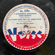 Schellackplatte V Disc 459 TED