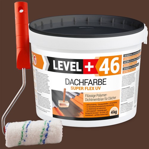 Dachfarbe 4kg braun - dachfarbe,