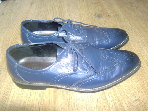 Herren business schuhe - herren, (blau)