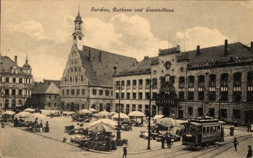 Zwickau sachsen rathaus - zwickau, in