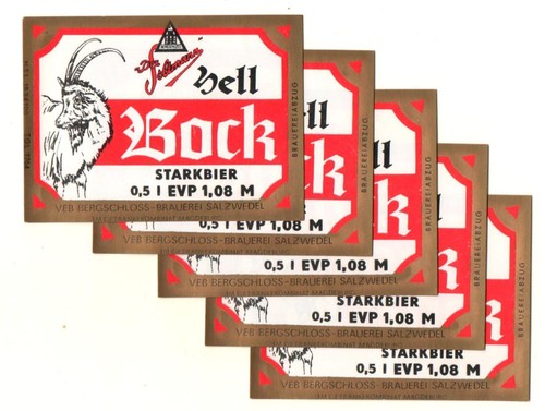 Ddr 5x1 bieretikett soltmann - 5x1,