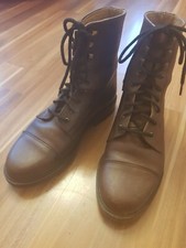 Reitstiefel 36 Kinder Schnürstiefel  Schnürschuhe echtleder eliwel Reiterschuhe 