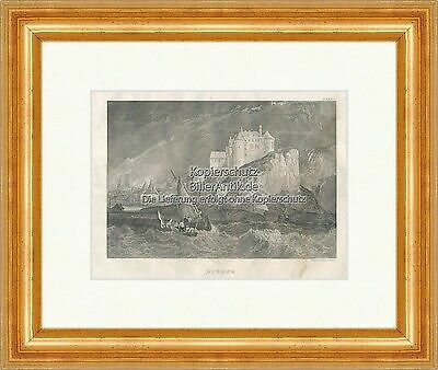 Dieppe stahlstich normandie - dieppe,