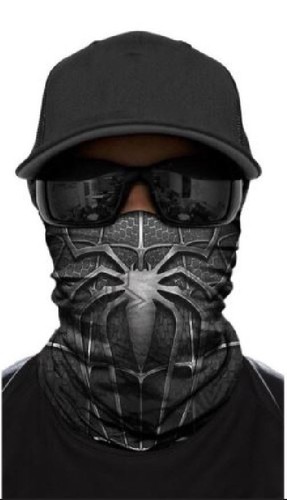 Sturmmaske spiderman schwarz - spiderman,