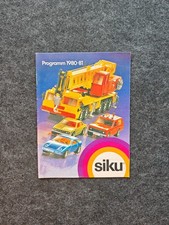 SIKU Katalog 1980-81 Prospekt Broschüre Sammler Spielzeug Modellbau