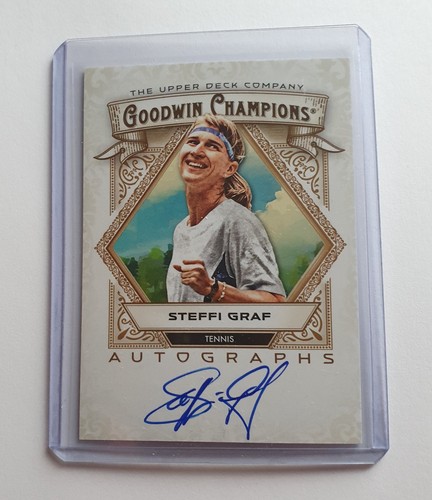 Upper deck steffi graf card - upper, on