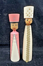 DDR Weihnachts Leuchter Figuren - 2 Stück - NEU / unbenutzt - wie Fotos / JO