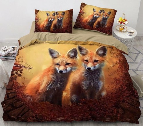 Baby füchse nam92040 - 3d, bett