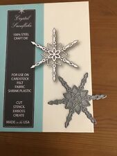 Crystal Snowflake Cutting Dies Schneeflocken Stanze Memory Box