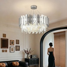 Kronleuchter Kristall Silbern