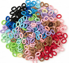 10 - 100x Haargummi | Schwarz