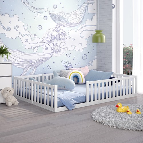 Bodenbett teso 80x160 140x200 - bodenbett, 80x160-140x200