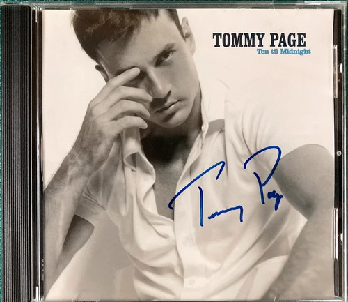 Tommy page signed ten - signed, til