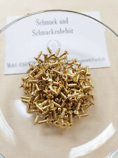 25g Kleine 8mm Kreuzschlitz Schrauben in Goldfarben * 100 Stück