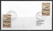 Namibia Brief Noordoewer ^^6.05.2000 Fossilien Crocodylus Iloydi