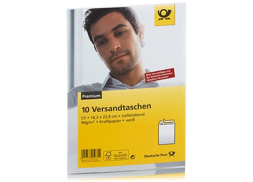 Versandtasche weiß - c5,,