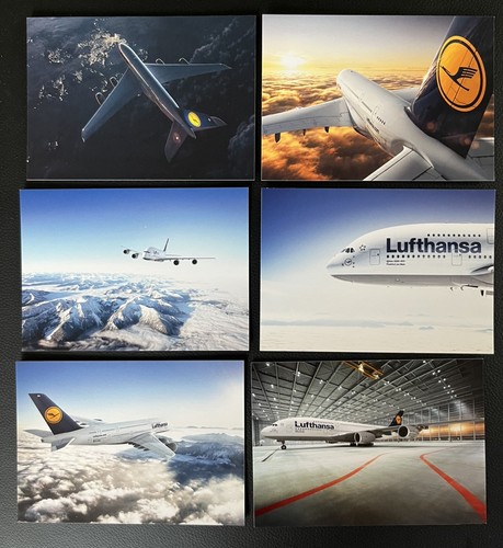 Original lufthansa postkarten - original,