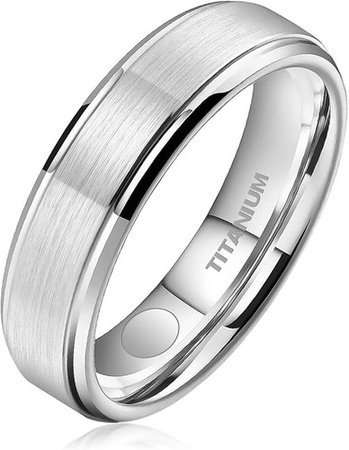 Titan magnetischer ringe 5mm - titan, ringe,