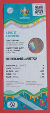 Orig. Ticket  EM / Europameisterschaft 2020  NIEDERLANDE - ÖSTERREICH / Spiel 17