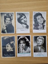 Autogrammkarten Orginal 50er Lilo Pulver,Sybille Schmitz,Grethe Weiser Sammlung