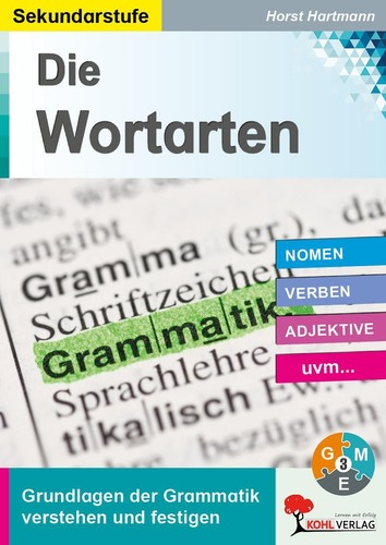 Die wortarten sekundarstufe - wortarten, /
