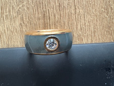 ESPRIT Damenring Edelstahl gold/grau Fancy Ring Gr.18