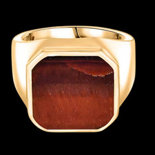 Siegelring 18 Karat vergoldet