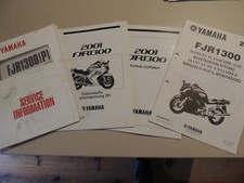 Yamaha FJR 1300 2001 Werkstatthandbuch  Daten Heft Schaltplan