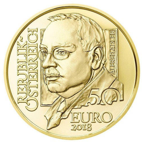 Goldmünze alfred adler - goldmünze, (2.)