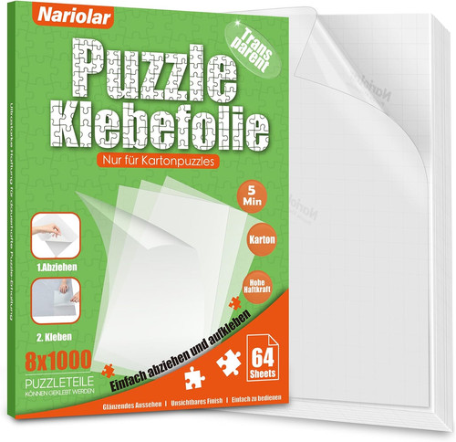 Puzzleklebefolie transparent