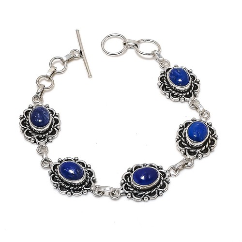 Lapislazuli ovale form - lapislazuli,