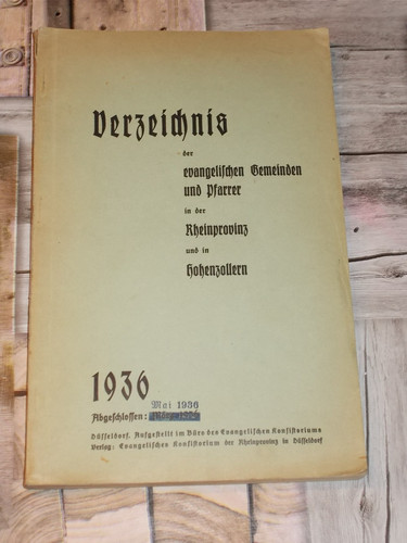 Verzeichnis der evangelischen