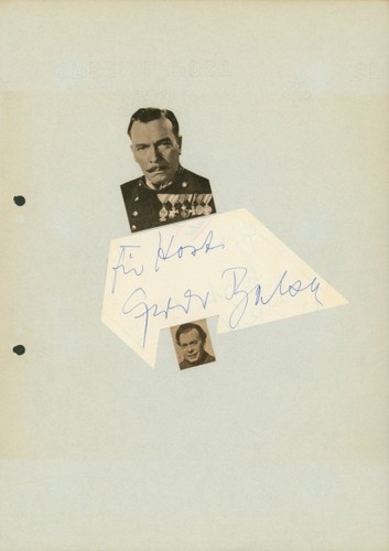 Autogrammkarte schauspieler - autogrammkarte,