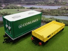 Spur G Niederbordwagen + Containertragwagen  (UW) C1467