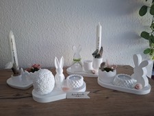 Osterdeko in sanften Farben