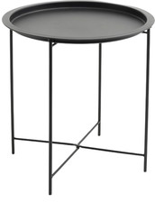 Beistelltisch schwarz rund