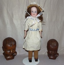 antike Brustkopf Puppe Armand