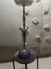  NPS Shisha mit lila Glasbowl