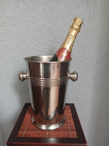 Sekt kühler versilbert - sekt-kühler,