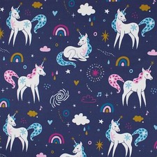 Jersey Stoff Einhorn